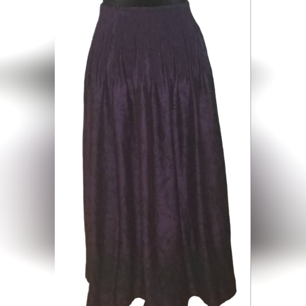 NEVER WORN Coldwater Creek purple maxi skirt.